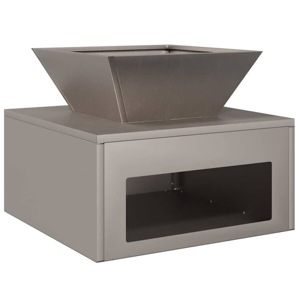 vidaXL Hoguera Oxidado 50 x 50 x 40 cm Acero autopatinable