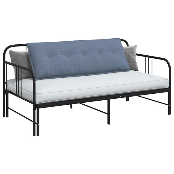 vidaXL Coj&iacute;n de Espalda Azul 140 x 50 cm Tela de pana