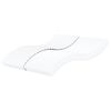 vidaXL Colchón de espuma dureza 2 3 blanco 200x200 cm