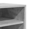vidaXL Mueble zapatero madera contrachapada gris hormigón 60x35x70 cm