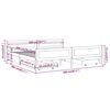 vidaXL Estructura de cama 4 cajones madera pino marr&oacute;n miel 200x200 cm