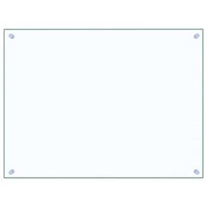 vidaXL Protector contra salpicaduras cocina vidrio templado 80x60 cm