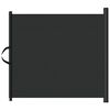 vidaXL Puerta retr&aacute;ctil para mascotas negra 82,5x125 cm