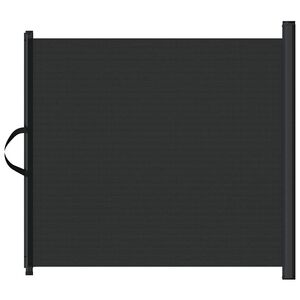 vidaXL Puerta retr&aacute;ctil para mascotas negra 82,5x125 cm