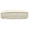 vidaXL Cojín de palé para asiento Crema 60 x 60 x 12 cm Tela Oxford