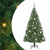 vidaXL &Aacute;rbol de Navidad artificial Verde 180 cm PVC y Acero y Pl&aacute;stico