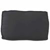 vidaXL Juego de Cojines para Palets 2 pcs Negro Tela Oxford