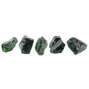 vidaXL Rocas de gavi&oacute;n de jard&iacute;n vidrio verde 60-120 mm 25 kg