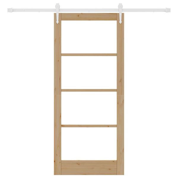 vidaXL Puerta Corredera Natural 86 x 198,5 cm