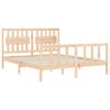 vidaXL Estructura de cama sin colchón madera maciza de pino 160x200 cm