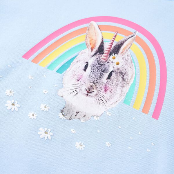 Sudadera infantil azul claro 128