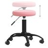 vidaXL Silla de comedor de terciopelo rosa