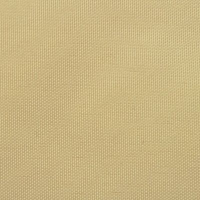 vidaXL Toldo de vela cuadrado tela Oxford beige 2x2 m
