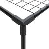 vidaXL Soporte para plantas de 3 niveles Negro 200 x 32 x 104 cm Acero