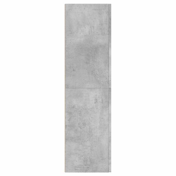vidaXL Mueble de TV madera contrachapada gris hormig&oacute;n 30,5x30x110 cm
