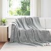 vidaXL Manta Gris 240 x 270 cm Lana