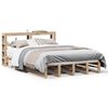 vidaXL Estructura de cama sin colch&oacute;n madera maciza de pino 160x200 cm
