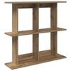 vidaXL Estante de pared Montada en la pared Roble artisan
