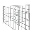 vidaXL Arriate de gaviones de acero galvanizado 300x100x20 cm