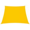 vidaXL Toldo de vela tela oxford trapecio amarillo 2/4x3 m