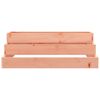 vidaXL Jardinera de madera maciza de abeto douglas 80x80x27 cm
