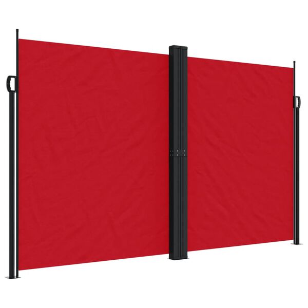 vidaXL Toldo lateral retr&aacute;ctil rojo 200x600 cm