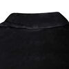 vidaXL Sudadera manta Negro Franela