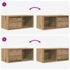 vidaXL Muebles para TV 2 uds madera roble artisan 60x31x25,5 cm