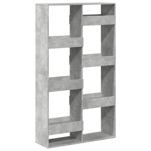 vidaXL Separador de ambientes madera gris hormig&oacute;n 100x33x175 cm