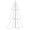 vidaXL &Aacute;rbol de Navidad 240 luces LED interior y exterior 118x180 cm