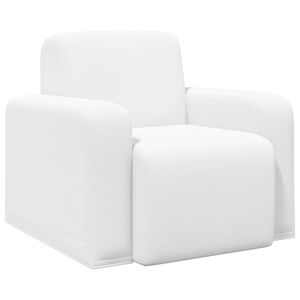 vidaXL Sill&oacute;n Blanco Tela