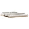 vidaXL Estructura de cama Natural 180 x 220 cm Madera de pino macizo