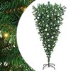 vidaXL &Aacute;rbol de Navidad artificial pre-iluminado invertido con juego de bolas