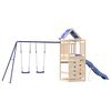 vidaXL Parque infantil de exterior de madera maciza de pino