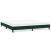 vidaXL Estructura cama sin colch&oacute;n terciopelo verde oscuro 200x210cm