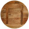 vidaXL Tablero de mesa redondo madera maciza de mango &Oslash; 60x2,5 cm