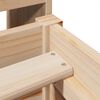 vidaXL Estructura de cama sin colch&oacute;n madera maciza de pino 90x190 cm