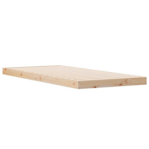 vidaXL Estructura de cama Natural 213.5 x 104 x 9 cm
