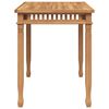vidaXL Mesa de comedor de jard&iacute;n madera maciza de teca 120x65x80 cm