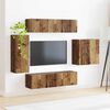 vidaXL Conjunto de mueble para TV de pared 6 pcs Madera envejecida