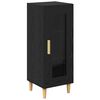 vidaXL Aparador Roble Negro 34.5 x 32.5 x 90 cm Madera de ingenier&iacute;a