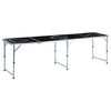 vidaXL Mesa de beer pong plegable negro 240 cm