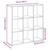 vidaXL Librer&iacute;a divisor madera ingenier&iacute;a gris Sonoma 102x29x103,5 cm