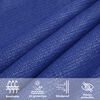 vidaXL Toldo de vela rectangular HDPE azul 160 g/m² 3x4,5 m