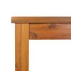 vidaXL Mesa de comedor de jardín madera maciza de acacia 90x90x74 cm
