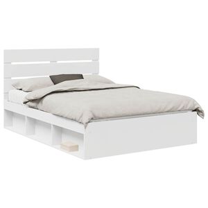 vidaXL Estructura de cama 140 x 200 cm Madera de pino macizo