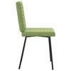 vidaXL Sillas de comedor 2 unidades terciopelo verde claro