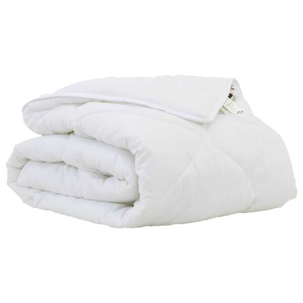 vidaXL Colchas y Duvets Blanco 140 x 200 cm Microfibra