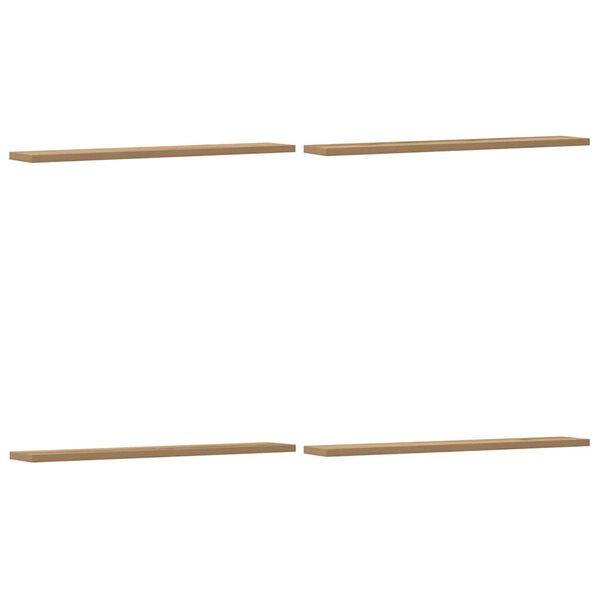 vidaXL Estantes pared 4 ud madera ingenier&iacute;a roble artisan 60x20x1,5cm