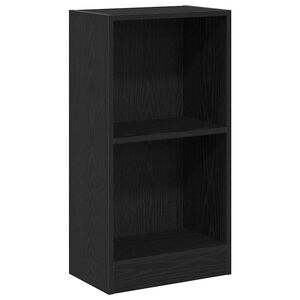vidaXL Estanter&iacute;a de madera de roble negro 40x24x76 cm